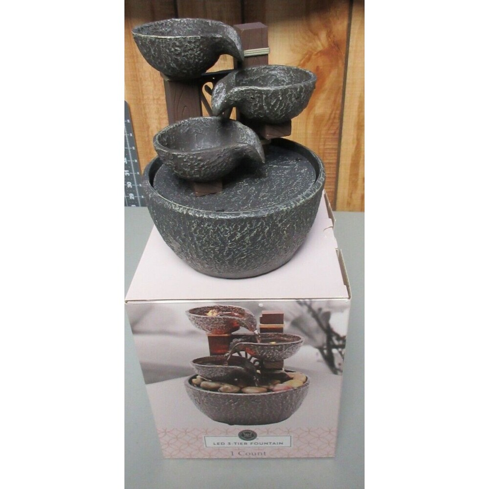 LED 3-Tier Fountain New Modern Expressions with Instructions